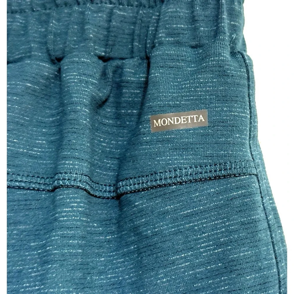 Mondetta Teal Blue Active Performance Drawstring Shorts Side Pockets Size‎ M